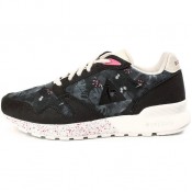 Le Coq Sportif Omega X W Hiver Floral Blanc/Noir/Rose - Chaussures Baskets Basses Femme Vendre